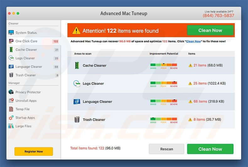 Infection Advanced Mac Cleaner